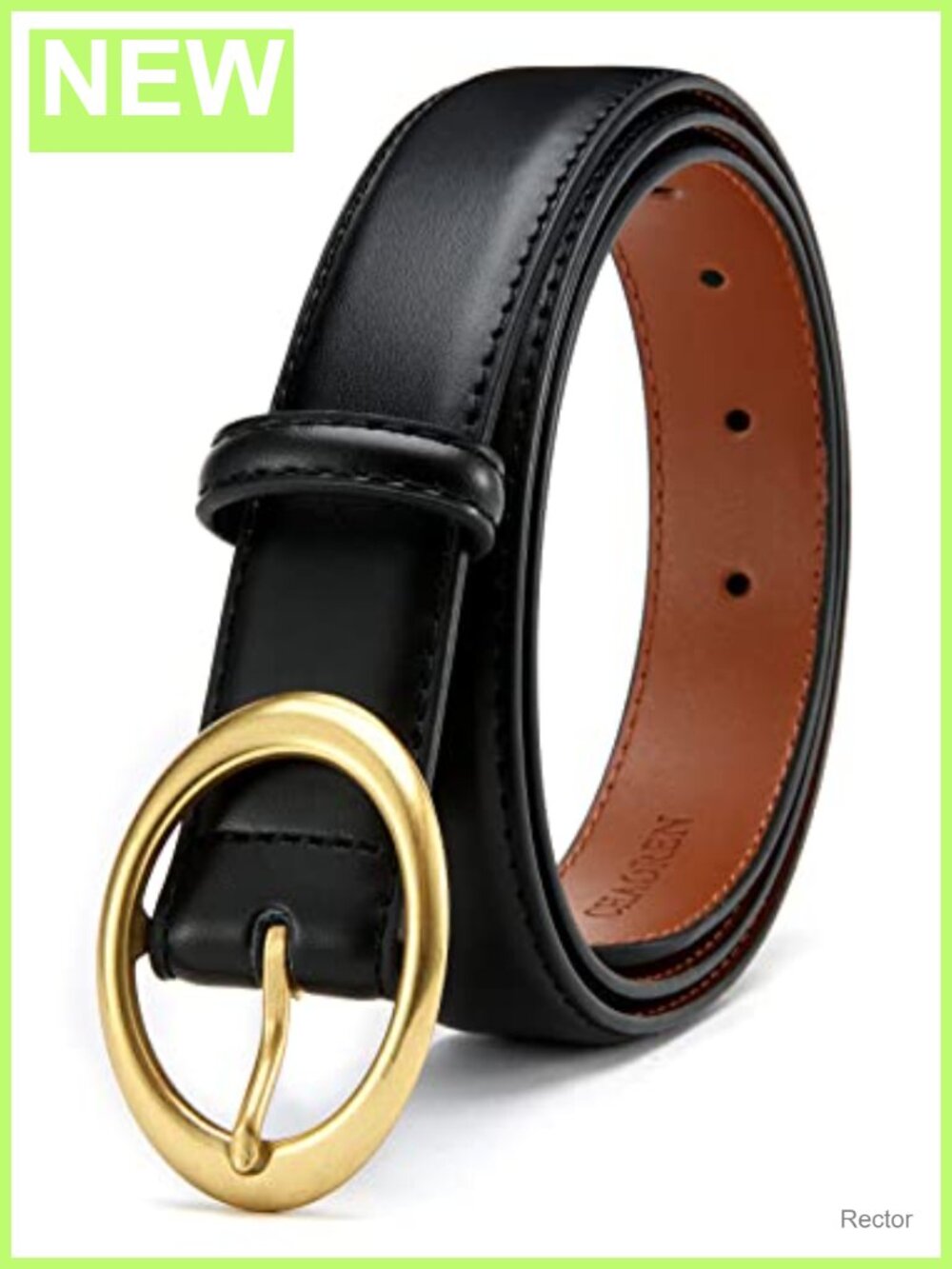 Vintage Classic Leather Belt for Jeans & Dress